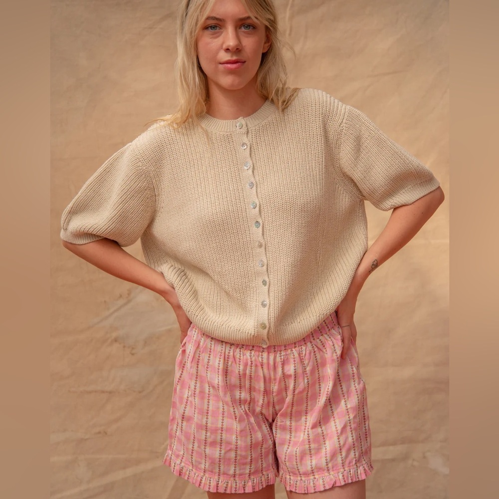NWT Sonderhaus Coastal Cardigan - sand - Picture 4 of 7